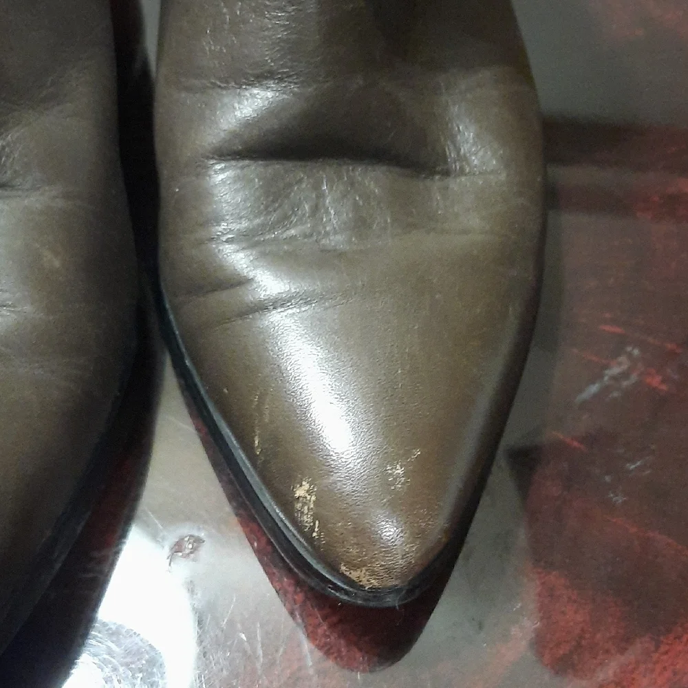 Coach Brown Leather Ankle Booties